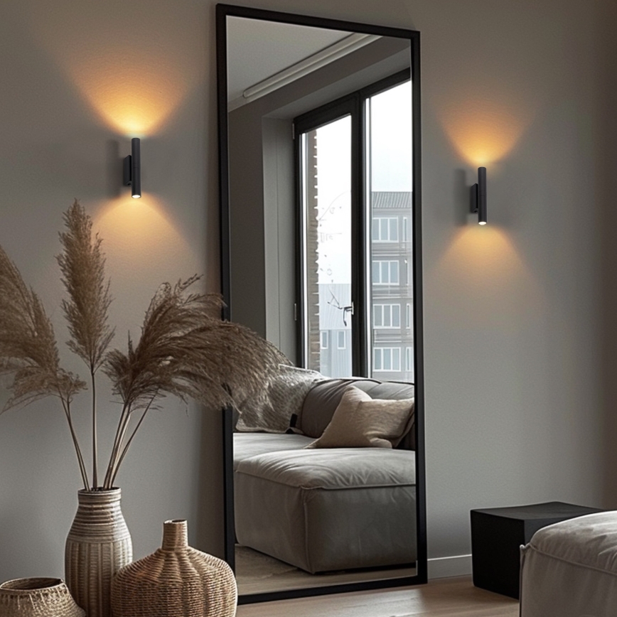 Φωτιστικό τοίχου LED LAGOS 2xG9/3W/230V 4000K μαύρο