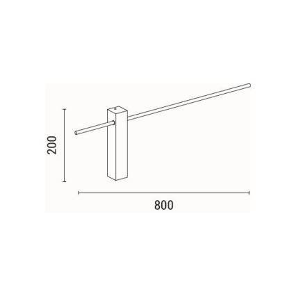 Φωτιστικό τοίχου LED LED/10W/230V 3000K