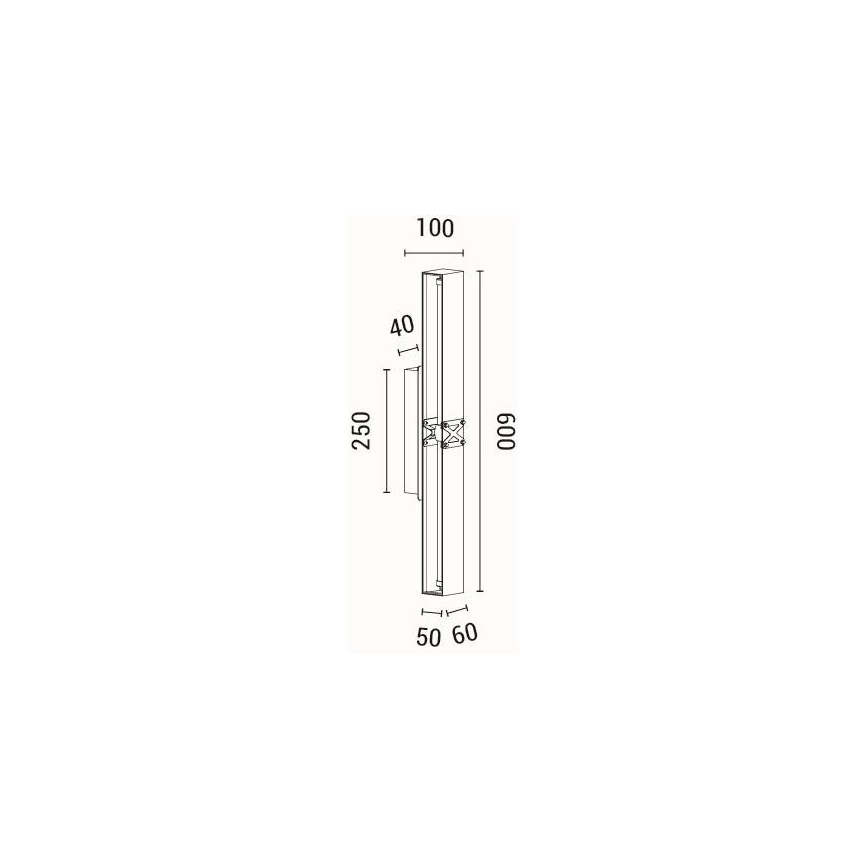 Φωτιστικό τοίχου LED LED/13W/230V 3000K
