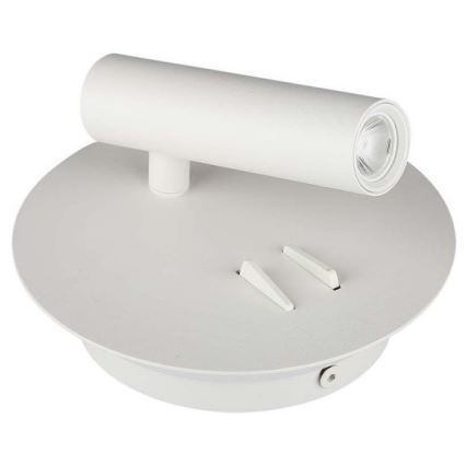Φωτιστικό τοίχου LED LED/3W/230V + LED/6W/230V 3000K λευκό