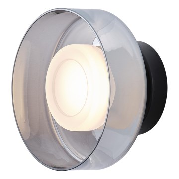 Φωτιστικό τοίχου LED LED/8W/230V 3000K μαύρο/φιμέ