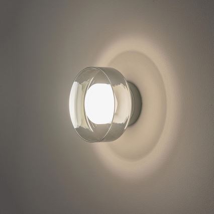 Φωτιστικό τοίχου LED LED/8W/230V 3000K μαύρο/φιμέ