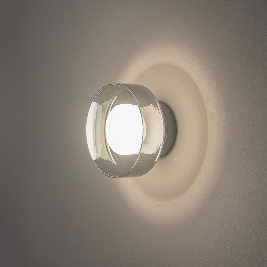 Φωτιστικό τοίχου LED LED/8W/230V 3000K μαύρο/φιμέ