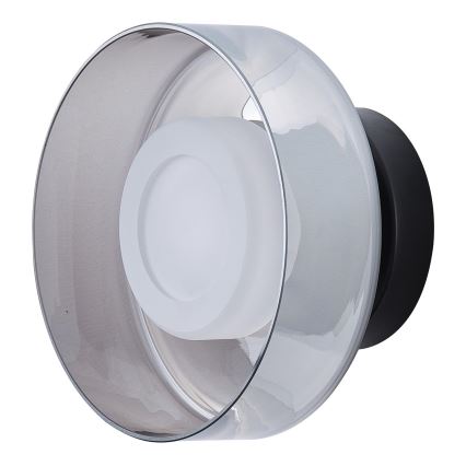 Φωτιστικό τοίχου LED LED/8W/230V 3000K μαύρο/φιμέ