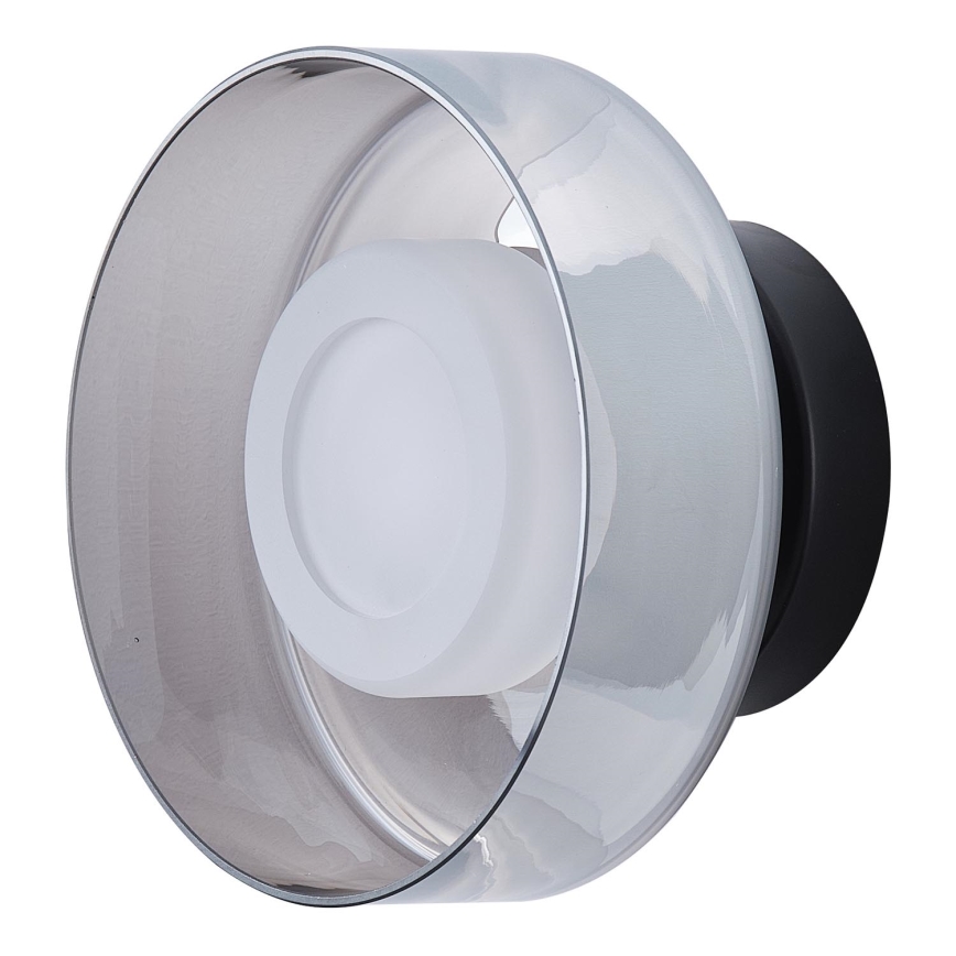 Φωτιστικό τοίχου LED LED/8W/230V 3000K μαύρο/φιμέ