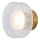 Φωτιστικό τοίχου LED LED/8W/230V 3000K χρυσό/διαφανές