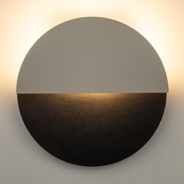 Φωτιστικό τοίχου LED LUNA LED/7W/230V διάμετρος 26 cm μαύρο/μπεζ