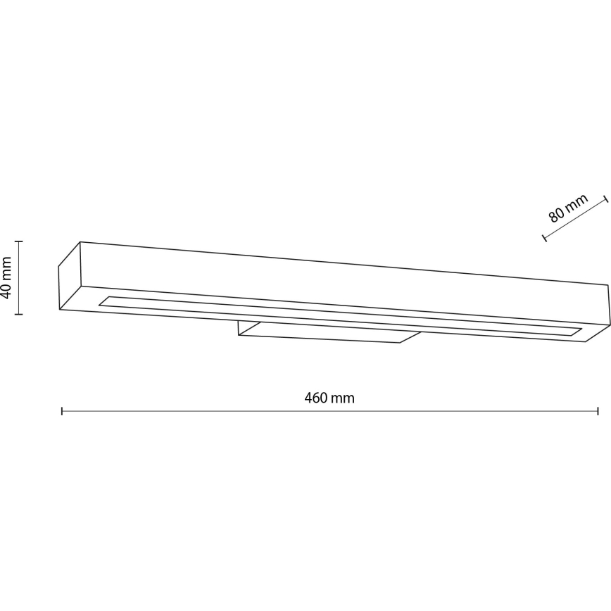 Φωτιστικό τοίχου LED TEO LED/8W/230V 3000K πεύκο