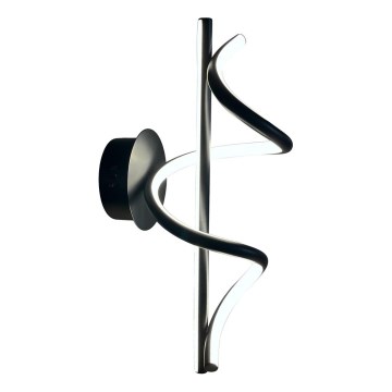 Φωτιστικό τοίχου LED TWIST LED/12W/230V μαύρο
