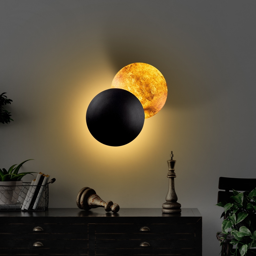 Φωτιστικό τοίχου LED YOSMA LED/5W/230V 3000K μαύρο/χαλκός
