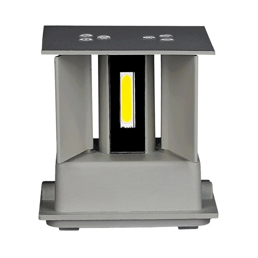 Φωτιστικό τοίχου LED Εξωτερικού χώρου LED/11W/230V 3000K IP65 γκρι