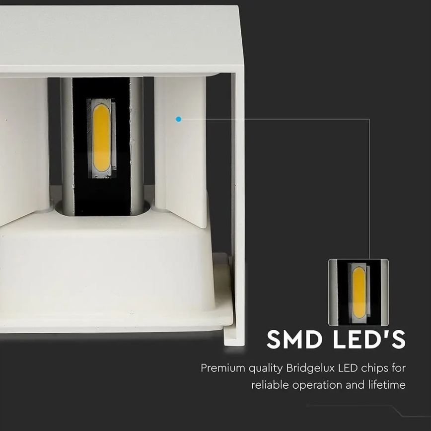 Φωτιστικό τοίχου LED Εξωτερικού χώρου LED/11W/230V 3000K IP65 λευκό
