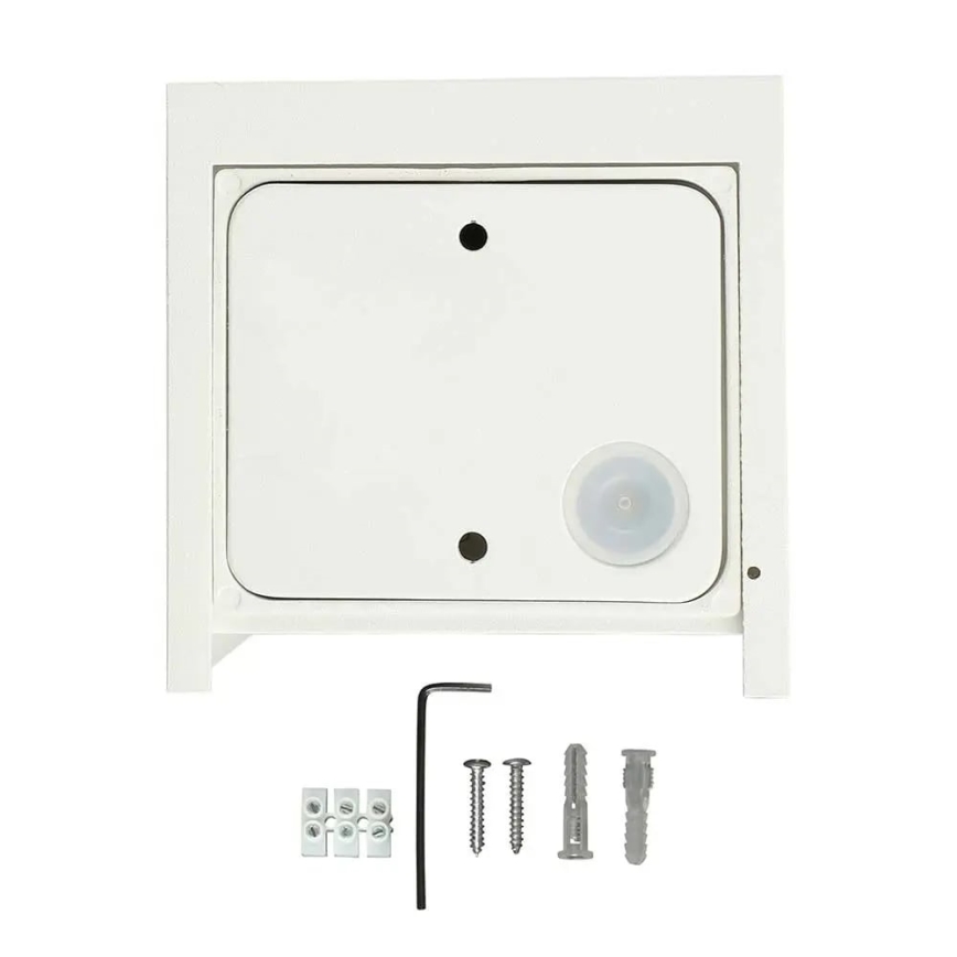 Φωτιστικό τοίχου LED Εξωτερικού χώρου LED/11W/230V 4000K IP65 λευκό