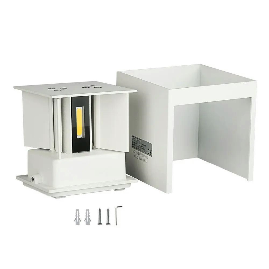 Φωτιστικό τοίχου LED Εξωτερικού χώρου LED/5W/230V 3000K IP65 λευκό