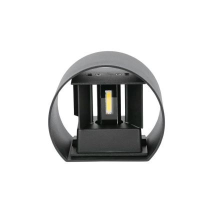 Φωτιστικό τοίχου LED εξωτερικού χώρου LED/6W/230V 4000K IP65 μαύρο