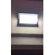 Φωτιστικό τοίχου LED εξωτερικού χώρου με αισθητήρα LED/12W/230V IP54 μαύρο