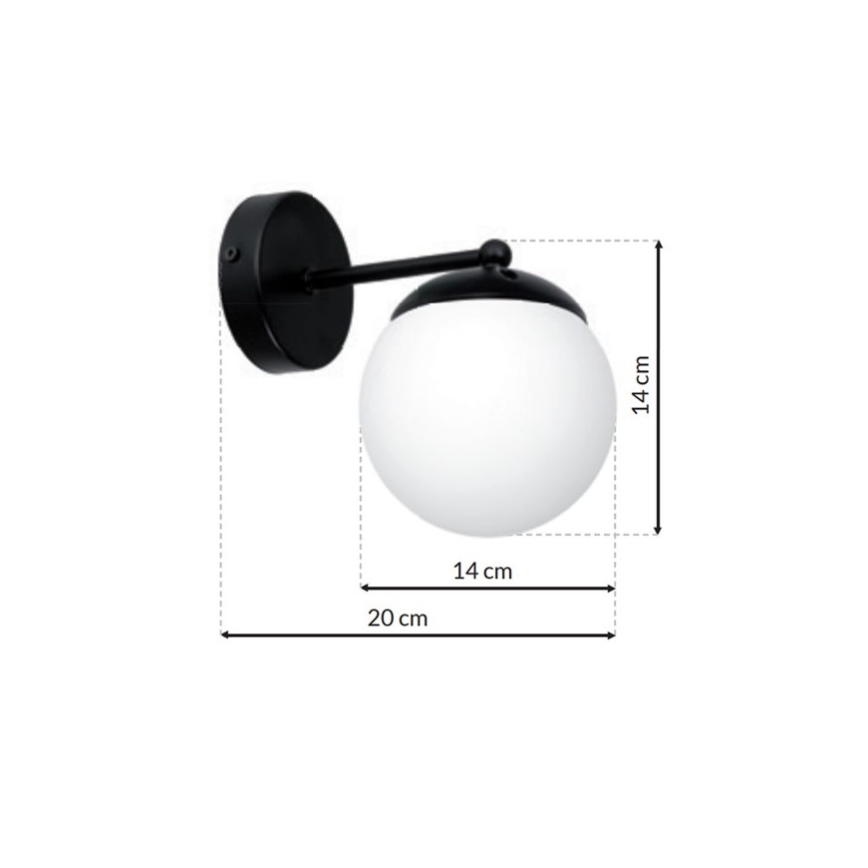 Φωτιστικό τοίχου LIMA 1xE14/40W/230V