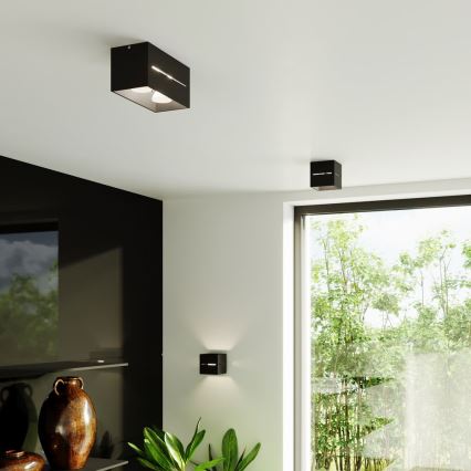 Φωτιστικό τοίχου LOBO 2xG9/40W/230V μαύρο