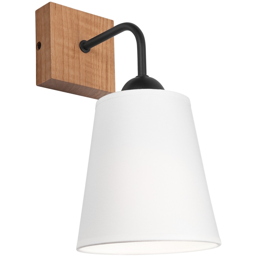 Φωτιστικό τοίχου LULA 1xE27/60W/230V δρυς