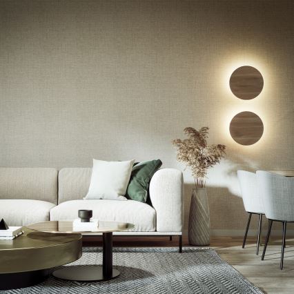 Φωτιστικό τοίχου LUNA 4xG9/8W/230V διάμετρος 40 cm καφέ