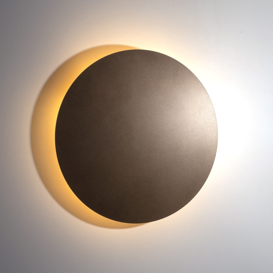 Φωτιστικό τοίχου LUNA 4xG9/8W/230V διάμετρος 40 cm καφέ