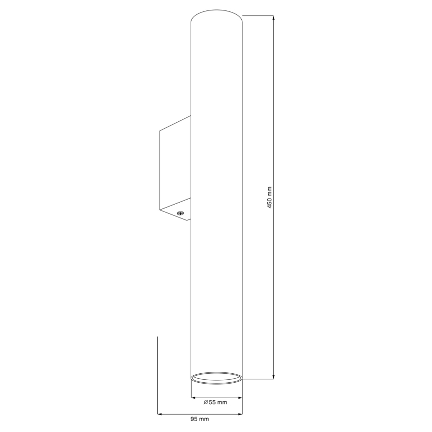 Φωτιστικό τοίχου LUNGOMARE 2xGU10/10W/230V χρυσό