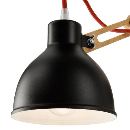 Φωτιστικό τοίχου MARCELLO 1xE27/60W/230V οξιά