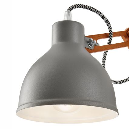 Φωτιστικό τοίχου MARCELLO 1xE27/60W/230V οξιά