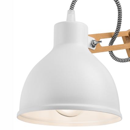 Φωτιστικό τοίχου MARCELLO 1xE27/60W/230V οξιά