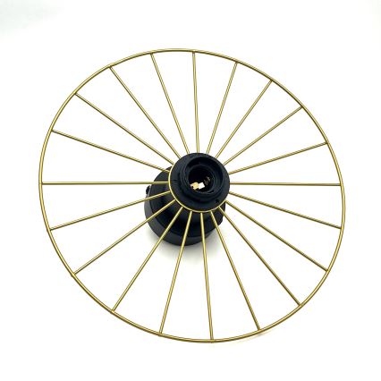 Φωτιστικό τοίχου MONTANA 1xE27/15W/230V διάμετρος 30 cm χρυσό