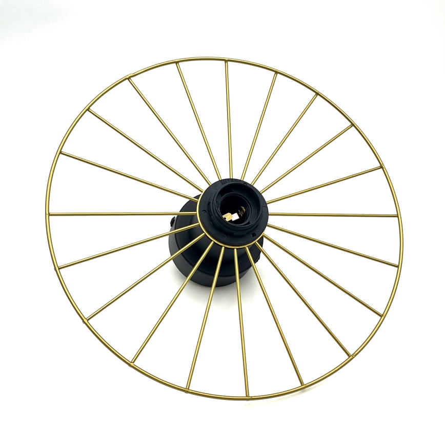Φωτιστικό τοίχου MONTANA 1xE27/15W/230V διάμετρος 30 cm χρυσό