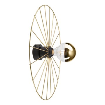 Φωτιστικό τοίχου MONTANA 1xE27/15W/230V διάμετρος 45 cm χρυσό