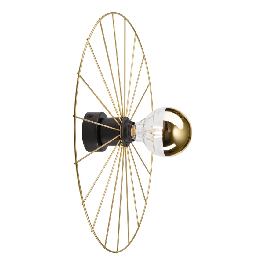 Φωτιστικό τοίχου MONTANA 1xE27/15W/230V διάμετρος 45 cm χρυσό