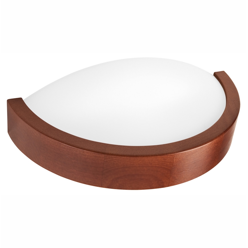 Φωτιστικό τοίχου NATURAL SLIM 1xE27/60W/230V πεύκο/καφέ