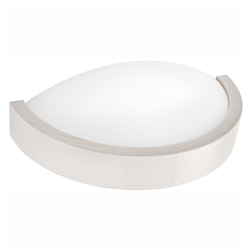 Φωτιστικό τοίχου NATURAL SLIM 1xE27/60W/230V πεύκο/λευκό