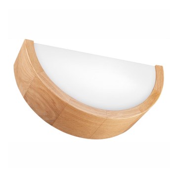 Φωτιστικό τοίχου OAK 1xE27/60W/230V δρυς