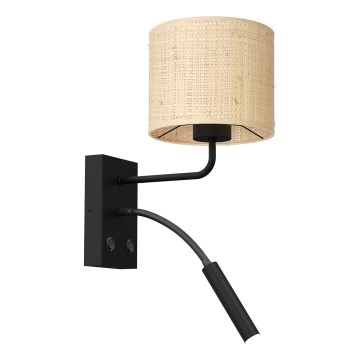 Φωτιστικό τοίχου RATTAN 1xE27/60W+1xG9/8W/230V rattan