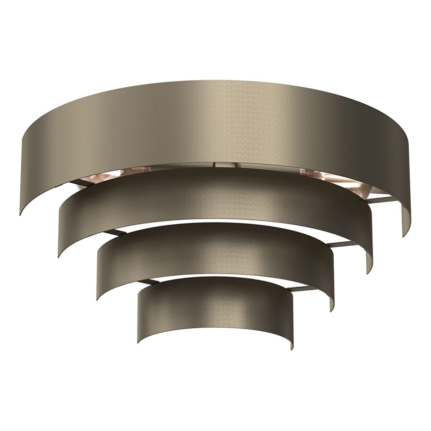 Φωτιστικό τοίχου RINGS 2xE27/15W/230V ορείχαλκος