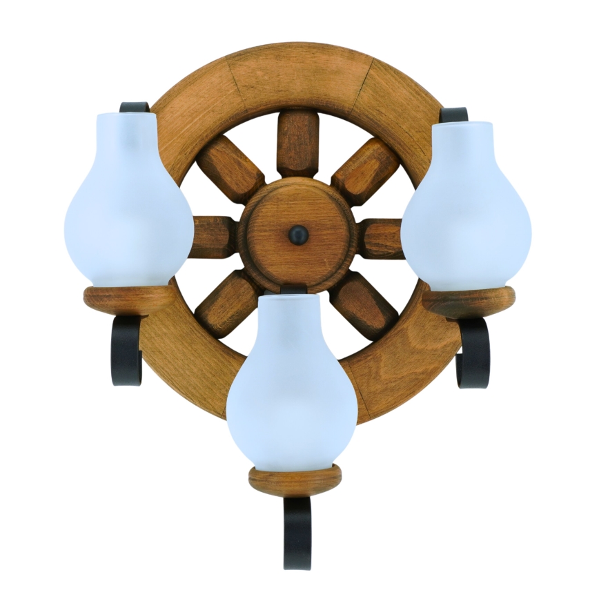 Φωτιστικό τοίχου ROATA 3xE14/40W/230V οξιά - FSC πιστοποιημένο