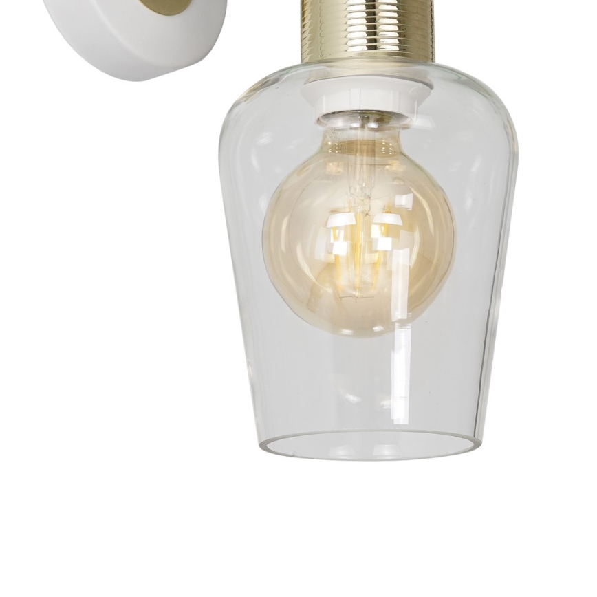 Φωτιστικό τοίχου ROMA WHITE 1xE27/60W/230V