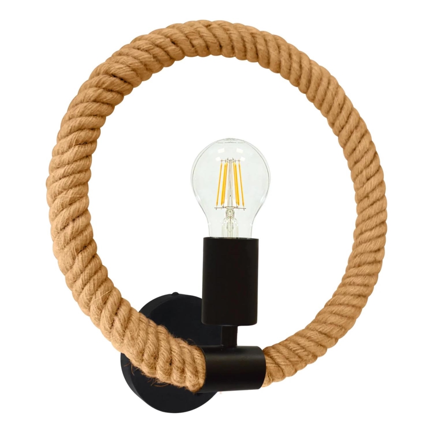 Φωτιστικό τοίχου ROPE ARTHUR 1xE27/12W/230V