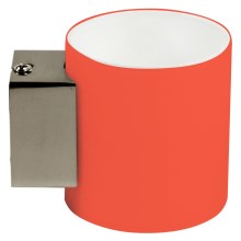 Φωτιστικό τοίχου SIMONET 1xG9/40W/230V πορτοκάλι