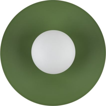 Φωτιστικό τοίχου SLATE 1xG9/8W/230V διάμετρος 28 cm πράσινο