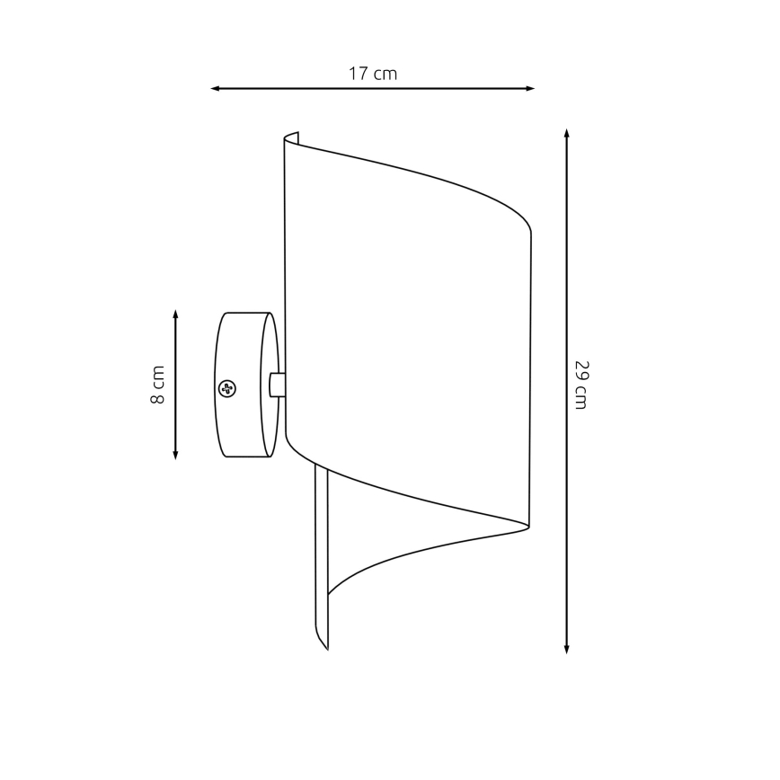 Φωτιστικό τοίχου SPIRAL 1xG9/8W/230V χρυσό