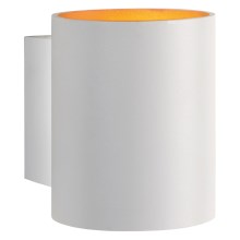 Φωτιστικό τοίχου SQUALLA TUBA 1xG9/50W/230V λευκό/χρυσαφί