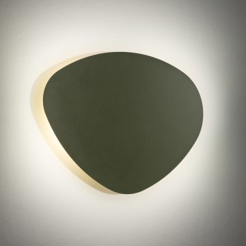 Φωτιστικό τοίχου STONE 2xG9/8W/230V 30x39 cm πράσινο