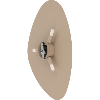 Φωτιστικό τοίχου STONE 3xG9/8W/230V 37x49 cm μπεζ