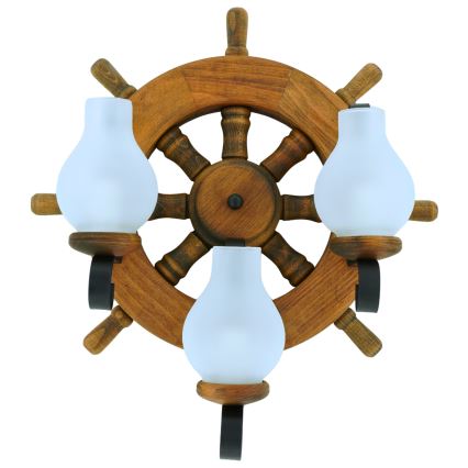 Φωτιστικό τοίχου TIMONA 3xE14/40W/230V οξιά - FSC πιστοποιημένο