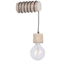 Φωτιστικό τοίχου TRABO 1xE27/60W/230V πεύκο
