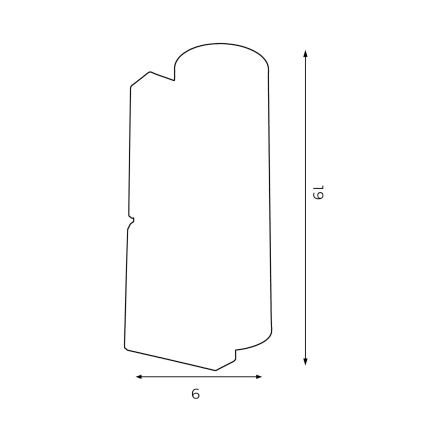 Φωτιστικό τοίχου WALL 1xGU10/8W/230V λευκό